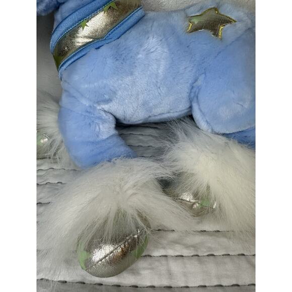 2007 Animal Alley Toys R Us Stars Unicorn Stuffed Animal Plush Blue White 18" - Picture 5 of 10